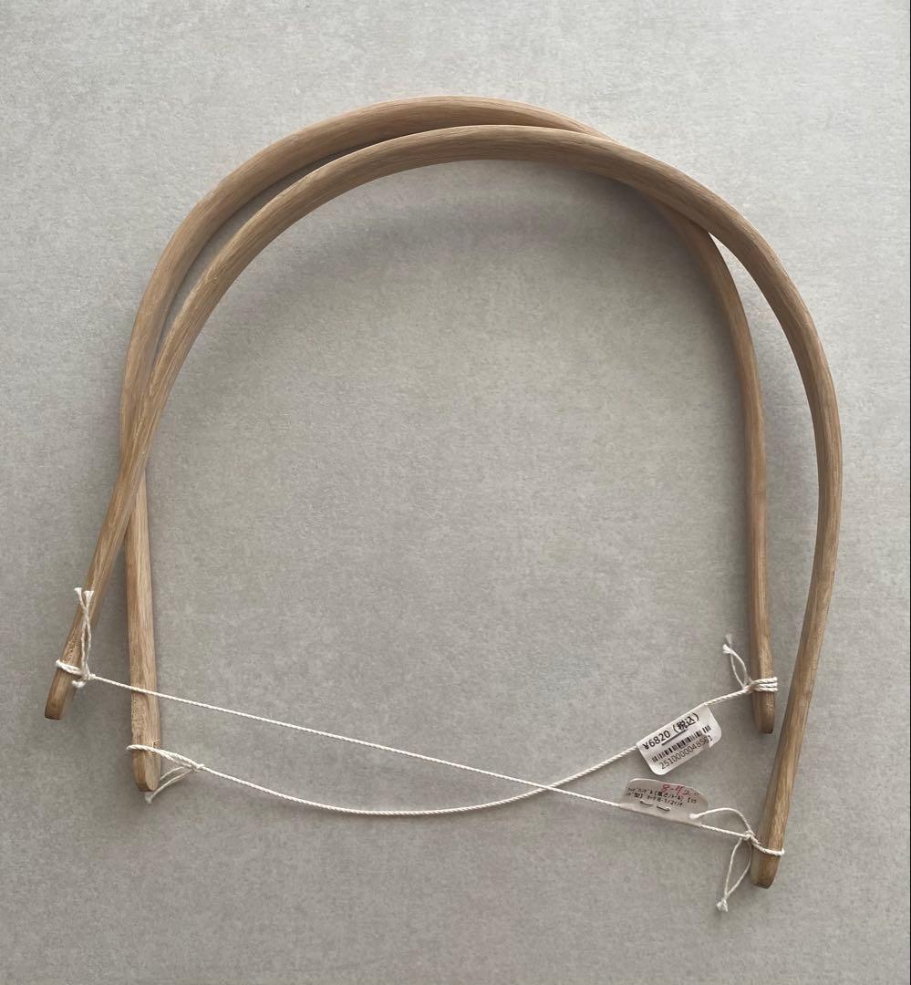 ナンタケットバスケット　ハンドル　8-1/2インチ　オーク２本