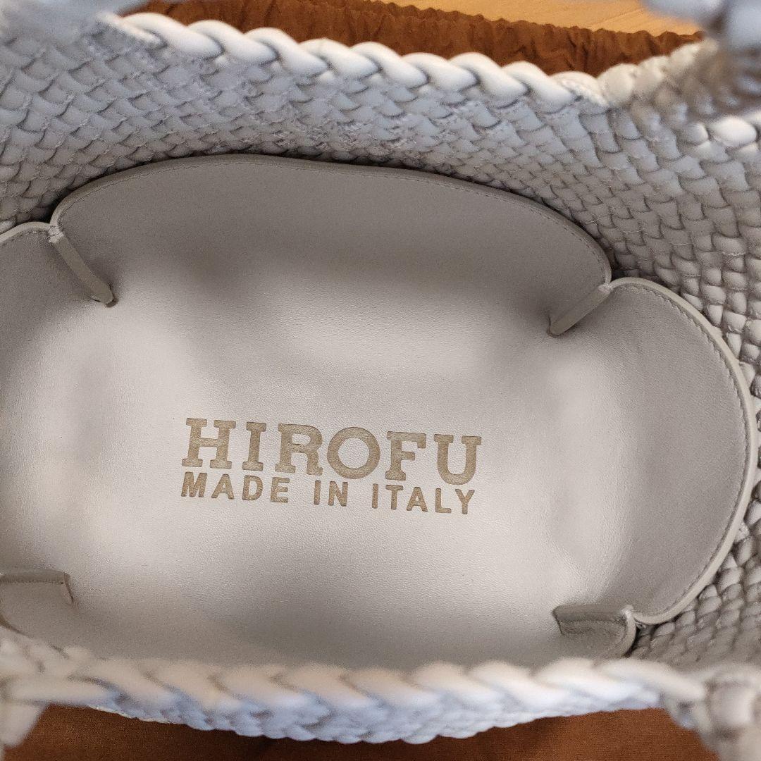 最終値下げ！送料無料★極美品★ヒロフ★HIROFU★バッグ★メッシュ★淡いグレー