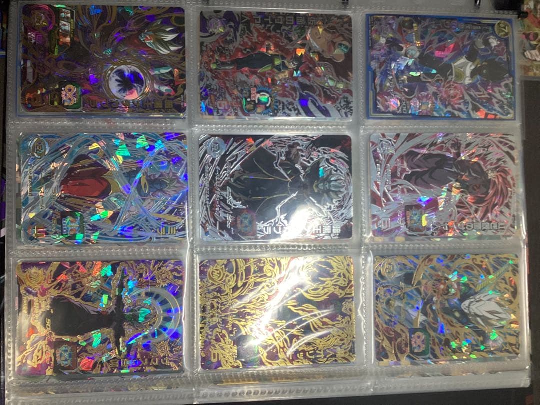 ドラゴンボールヒーローズカードと七周年バインダー