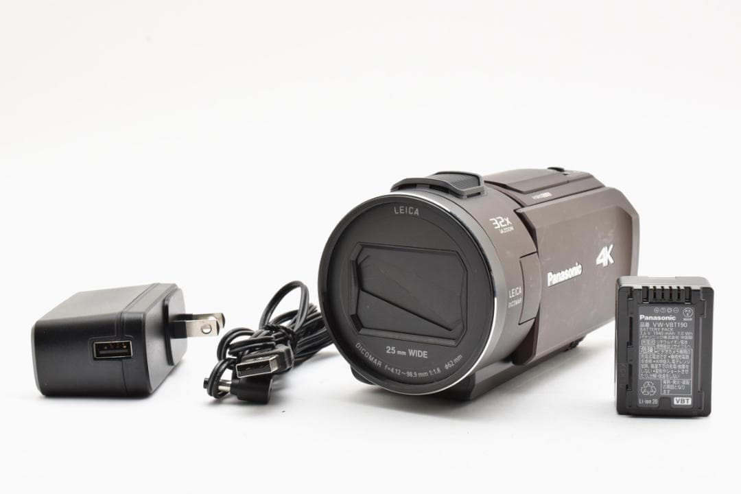 ビデオカメラ Panasonic HC-WX1M 4K 32x iA ZOOM 1256