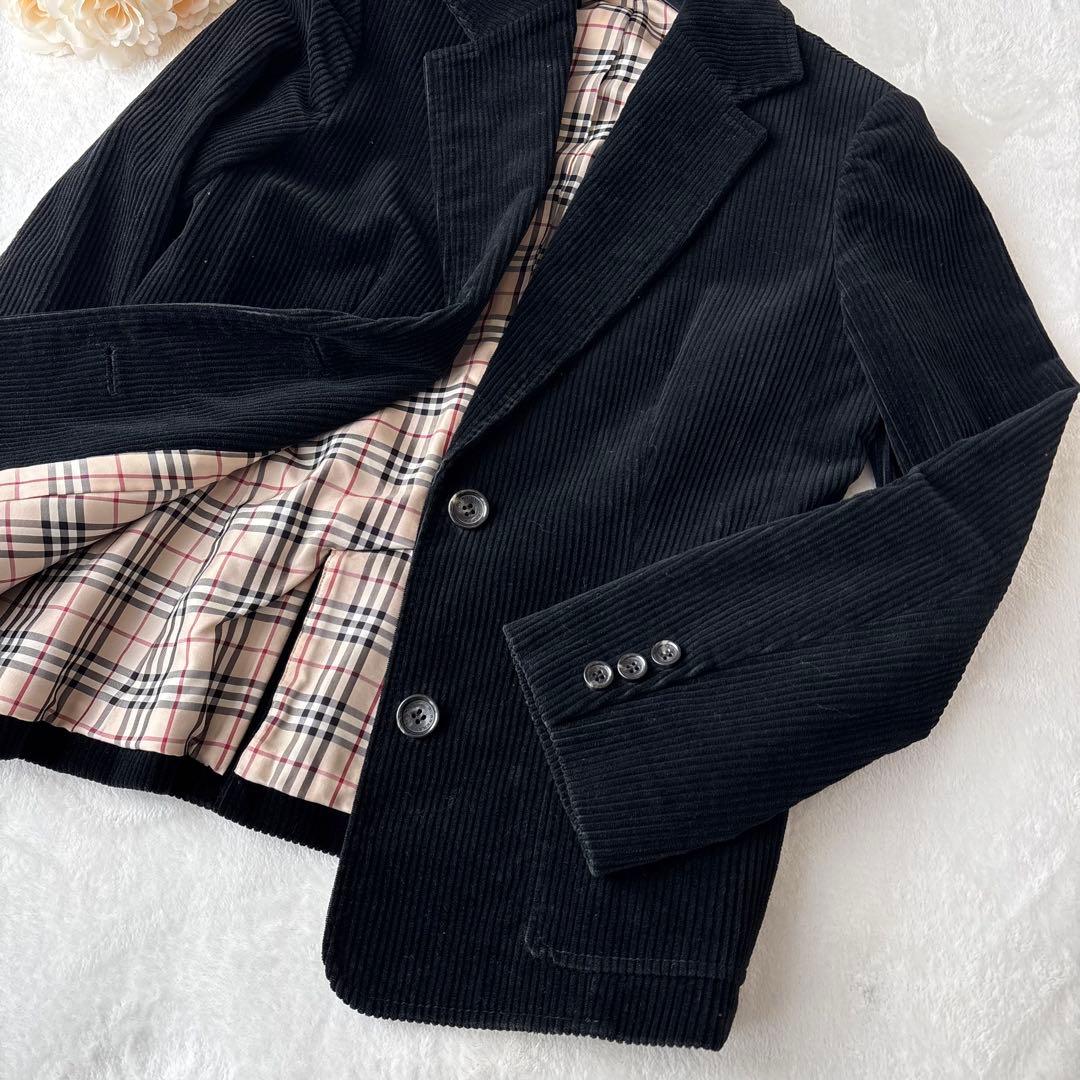美品✨バーバリーロンドン コーデュロイジャケット チェック 40