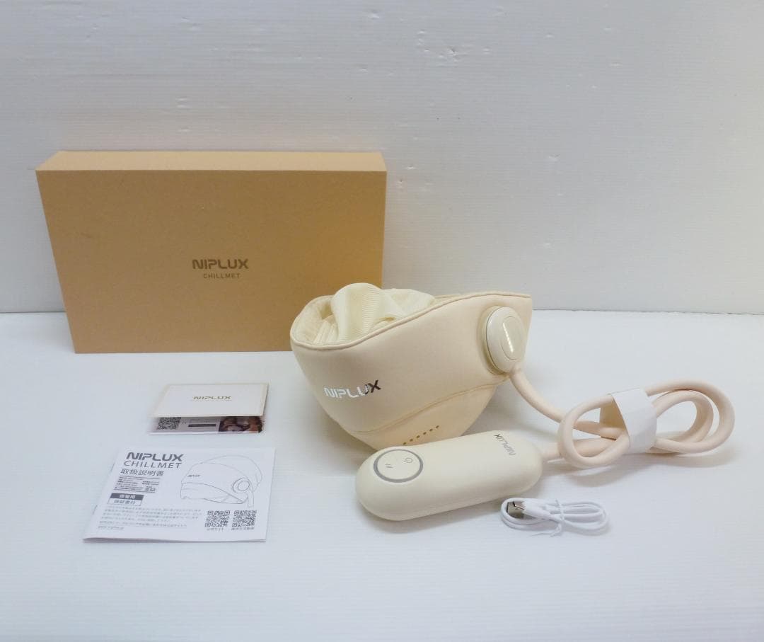 NIPLUX 加圧＆温熱ヘッドケア チルメット NP-CM24IV 帽子型