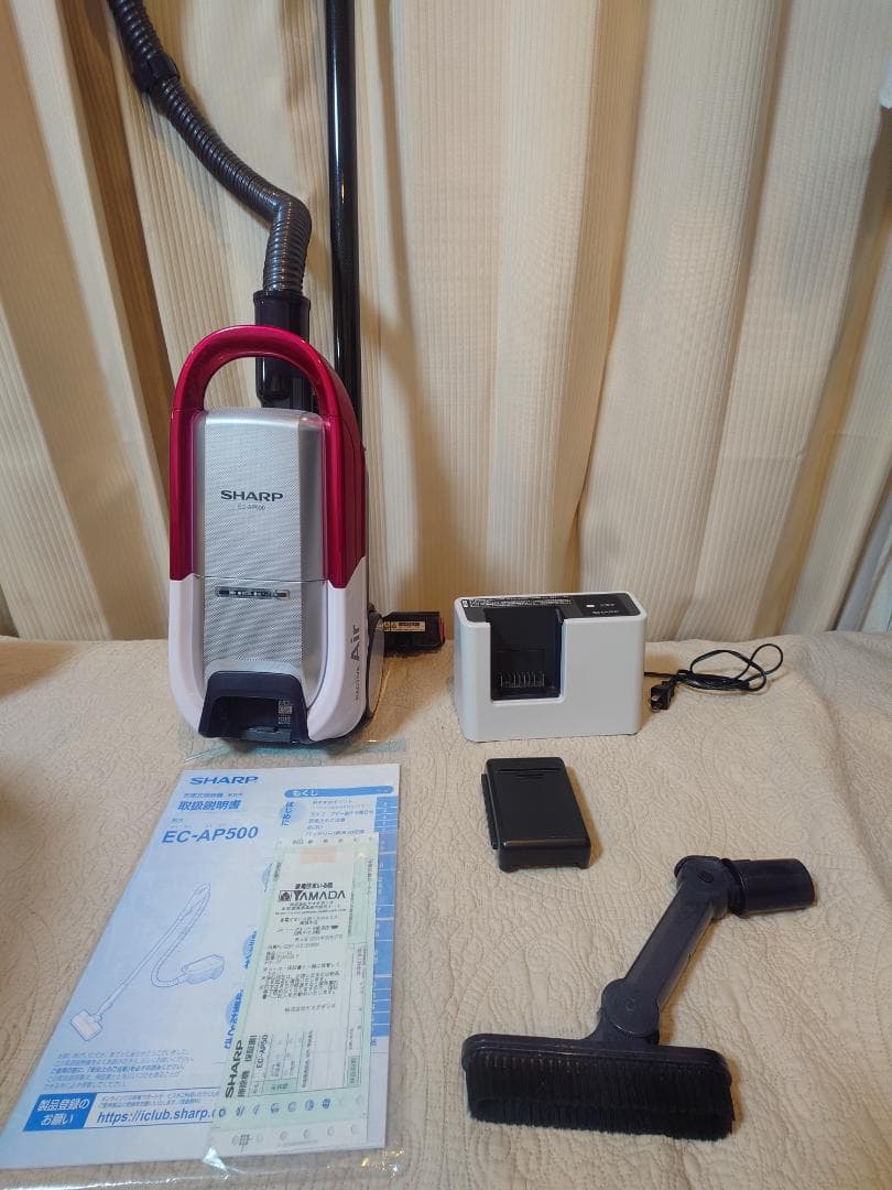 希少SHARPコードレス紙パック式掃除機RACTIVE Air EC-AP500