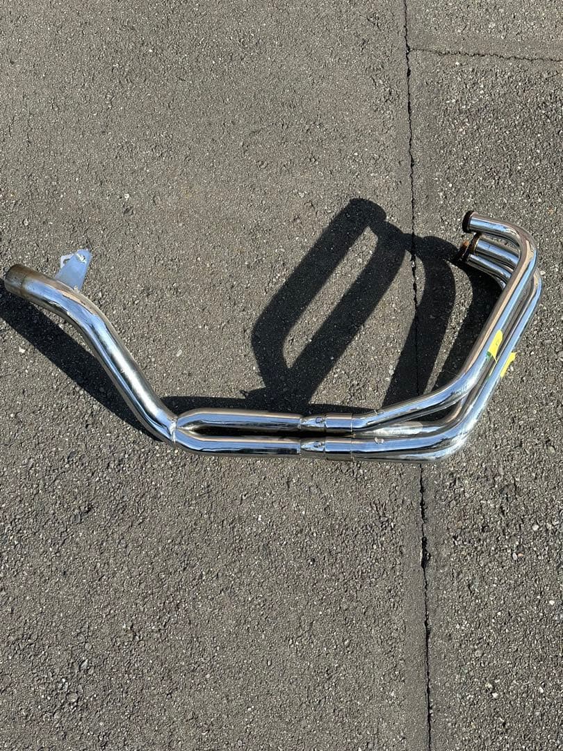 CBX400F メーカー不明ステン？メッキ？マフラー