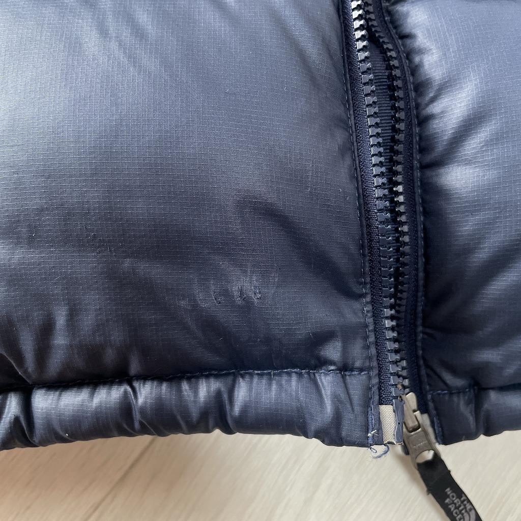 ノースフェイス　ヌプシ　ダウンジャケット　ネイビー　メンズXS　700フィル