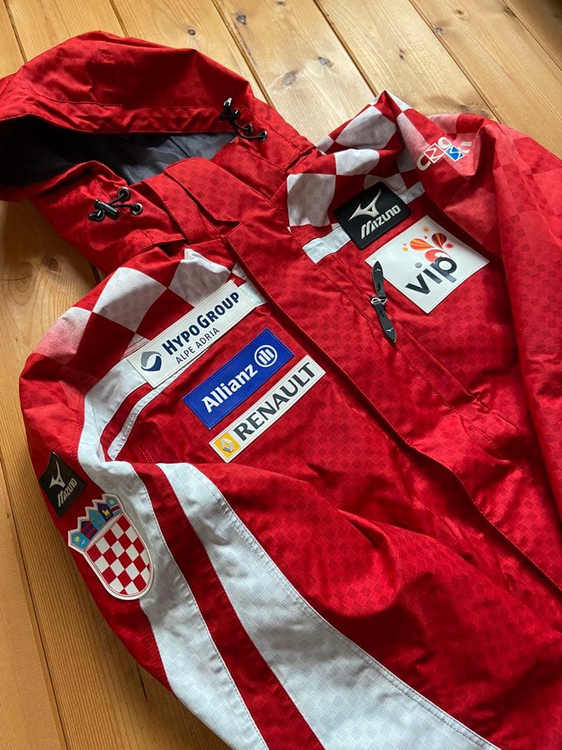 Mizuno ミズノ クロアチア代表モデル スキーウェア上下セット Ｌサイズ