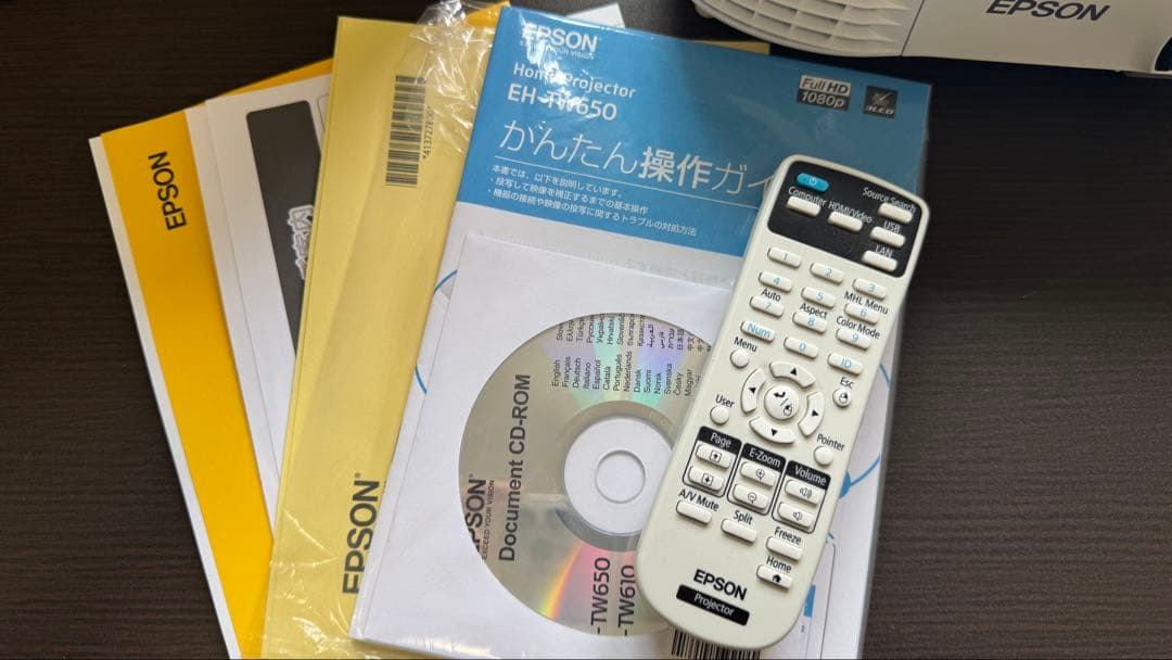 【セール中】 Epson EH-TW650 プロジェクター