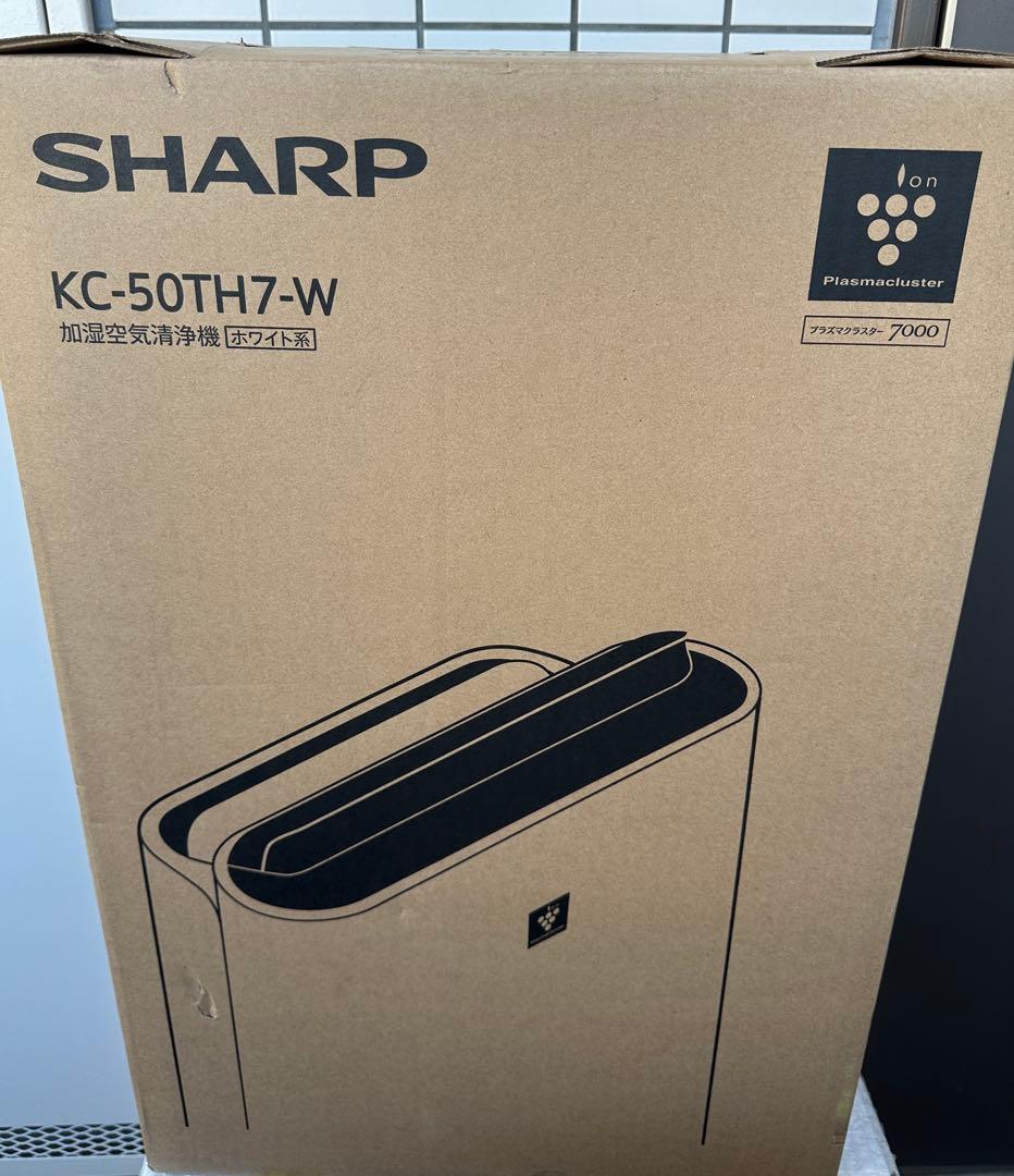 【新品未開封】シャープ 加湿空気清浄機 KC-50TH7-W