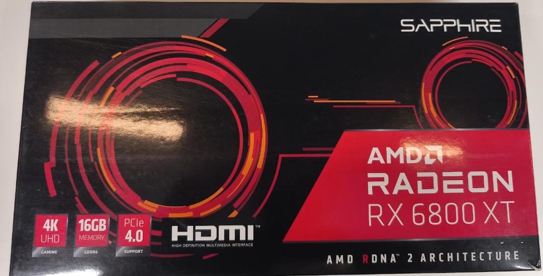 グラフィックボード・グラボ・ビデオカード Sapphire Radeon RX 6800 XT 16GB