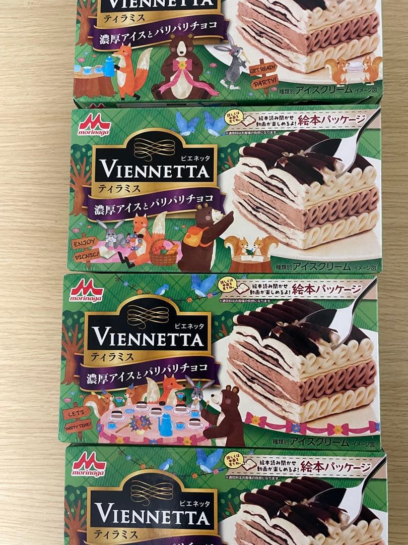 Viennetta アイス　ビエネッタ　ティラミス4個