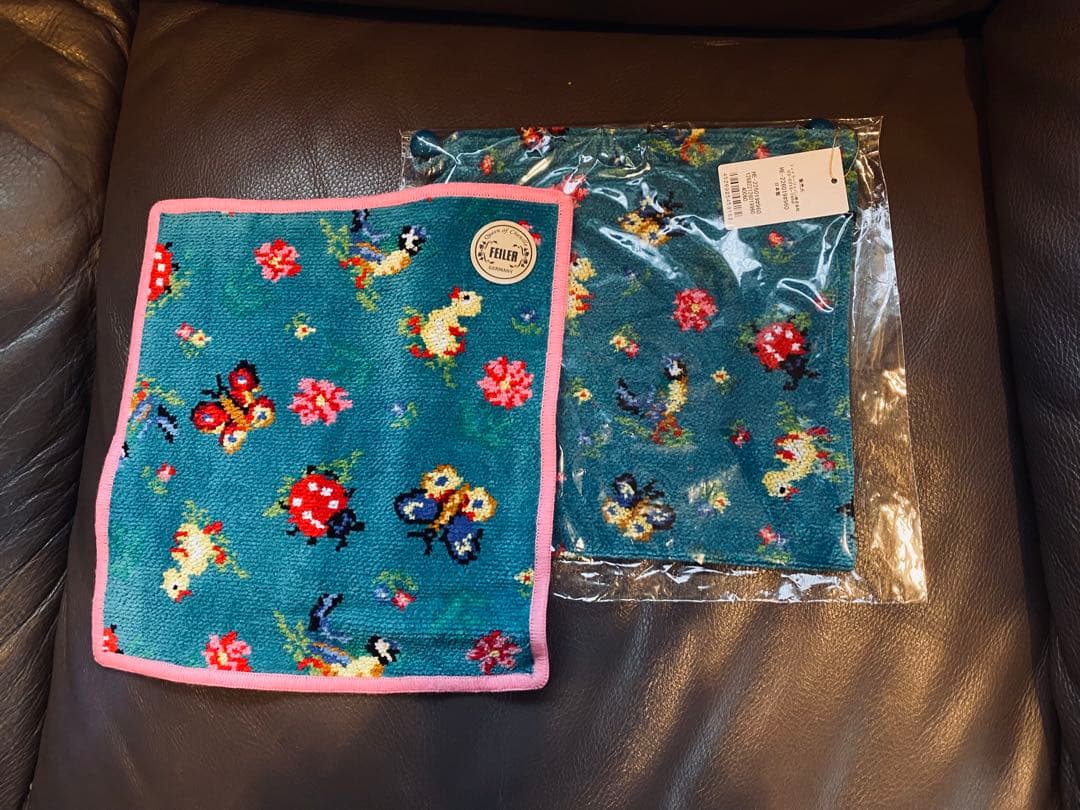 フェイラー　ハイジ柄 タオルハンカチと巾着