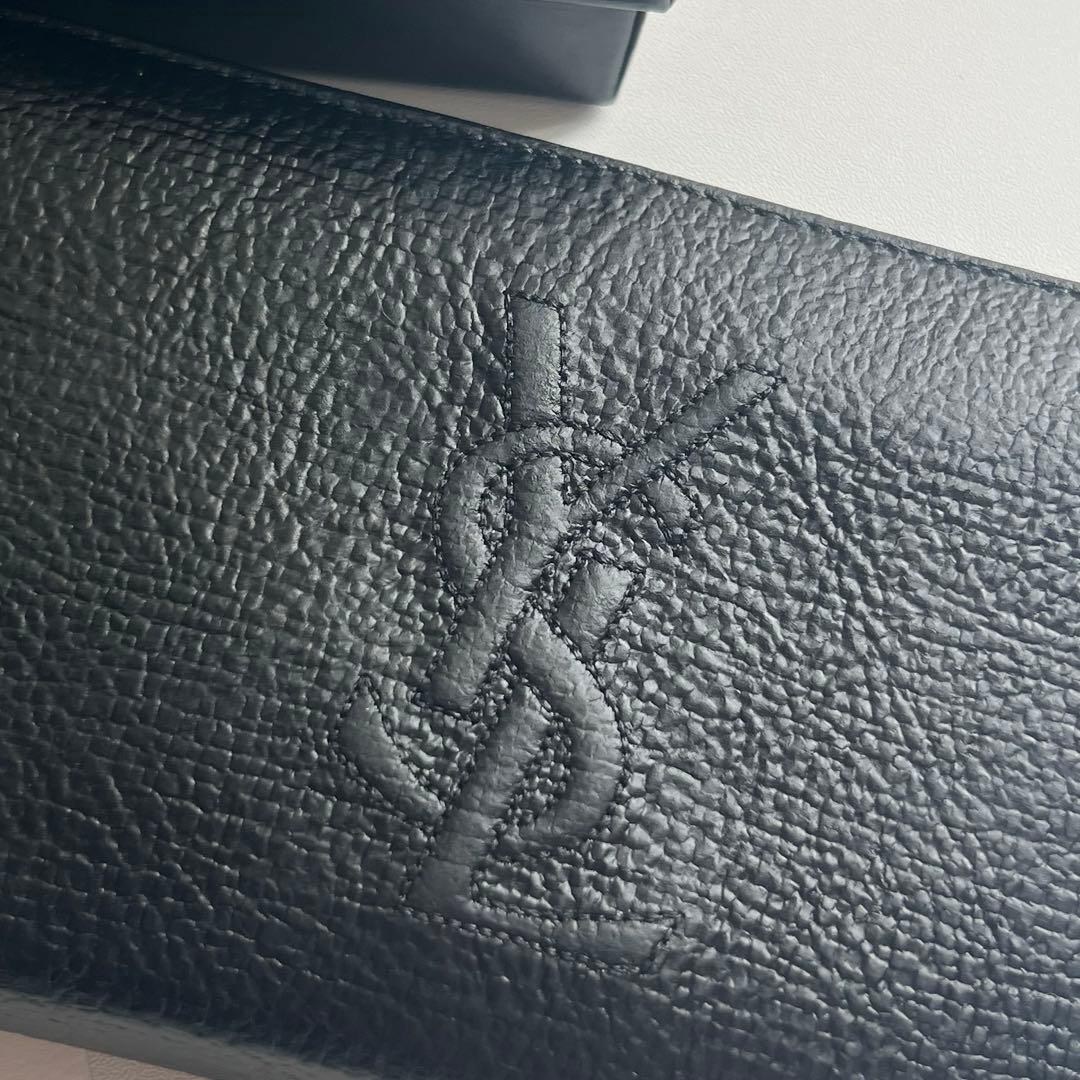 89 極上美品 SAINTLAURENT イヴサンローラン 長財布