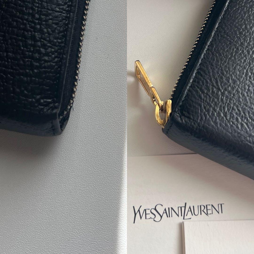89 極上美品 SAINTLAURENT イヴサンローラン 長財布