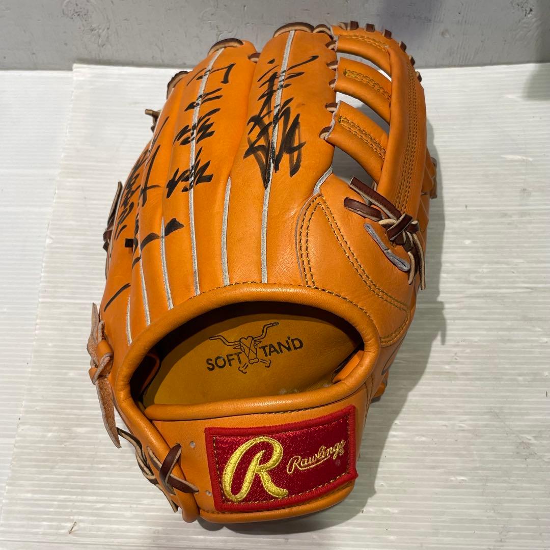 h*u様 【Rawlings/ローリングス】野球　グローブ　スポーツ　サイン入り