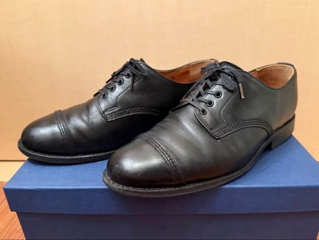 靴 SANDERS MILITARY DERBY SHOE 1128BC UK6.5