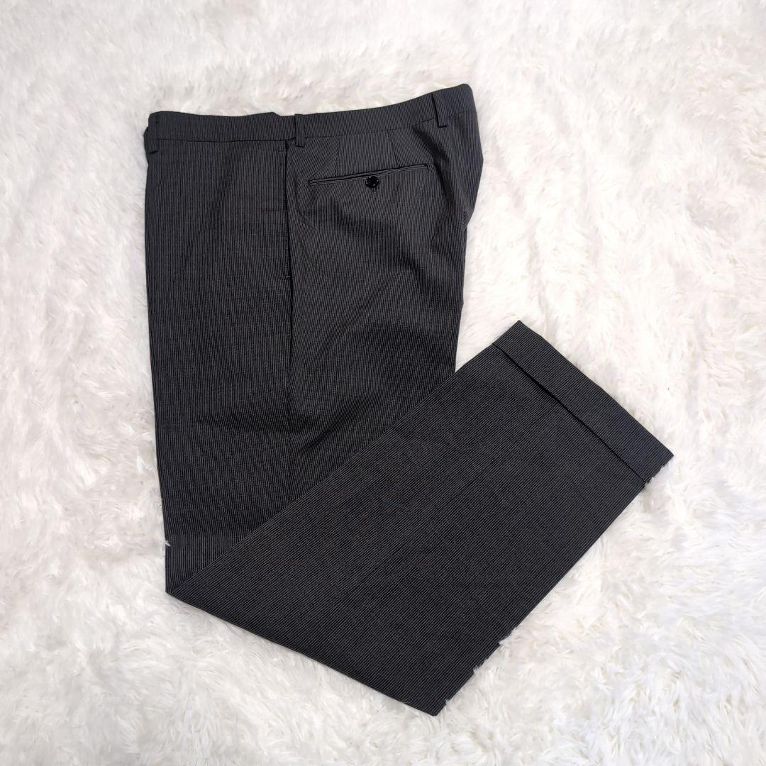 s*x様 美品 高級イタリア製生地 カニノコ ミツミネ セットアップスーツ グレ