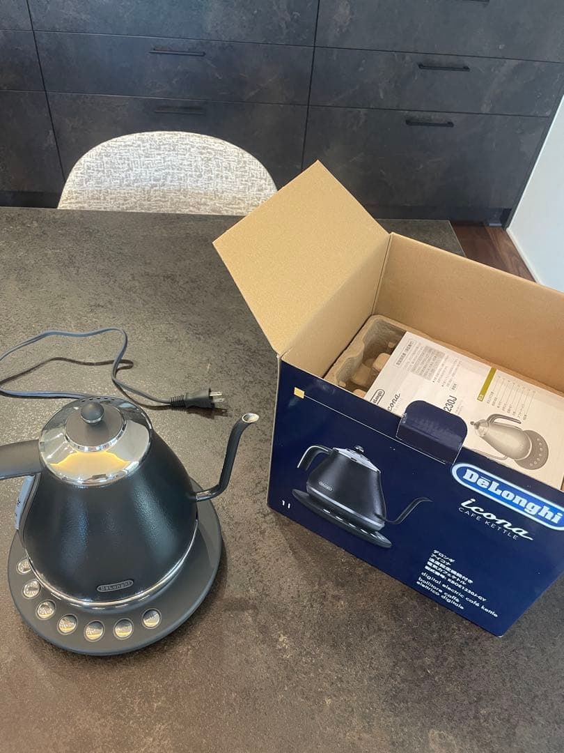 De'Longhi (デロンギ) 電気ケトル アイコナ KBOE1230J-GY