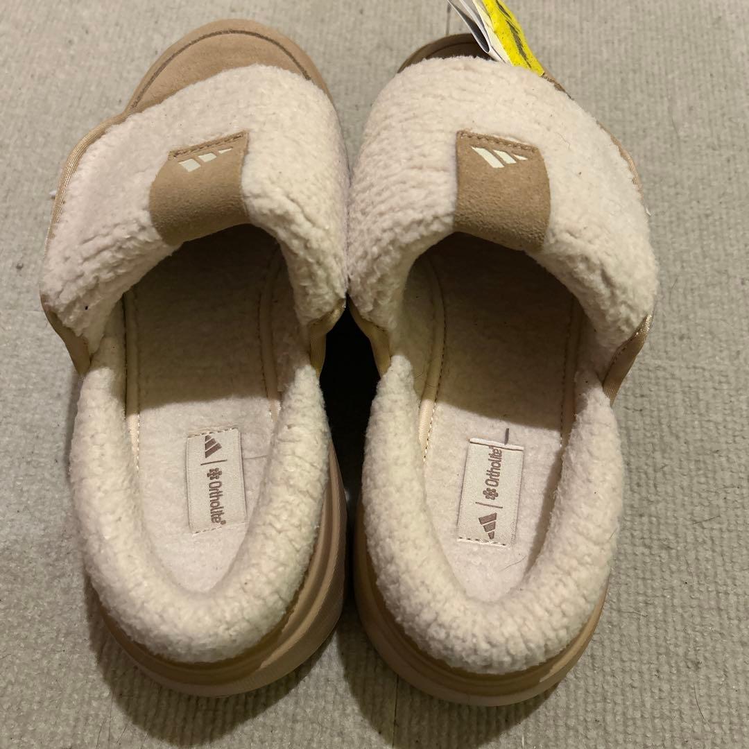 靴 Adidas GrandCourtMuleBlackBeigeWarm Sand