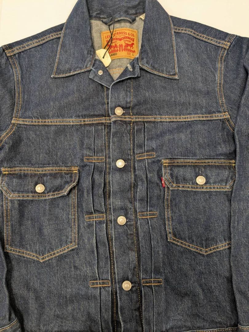 【新品未着用】Levi’s リーバイス 2nd デニムジャケットRELAXED紺