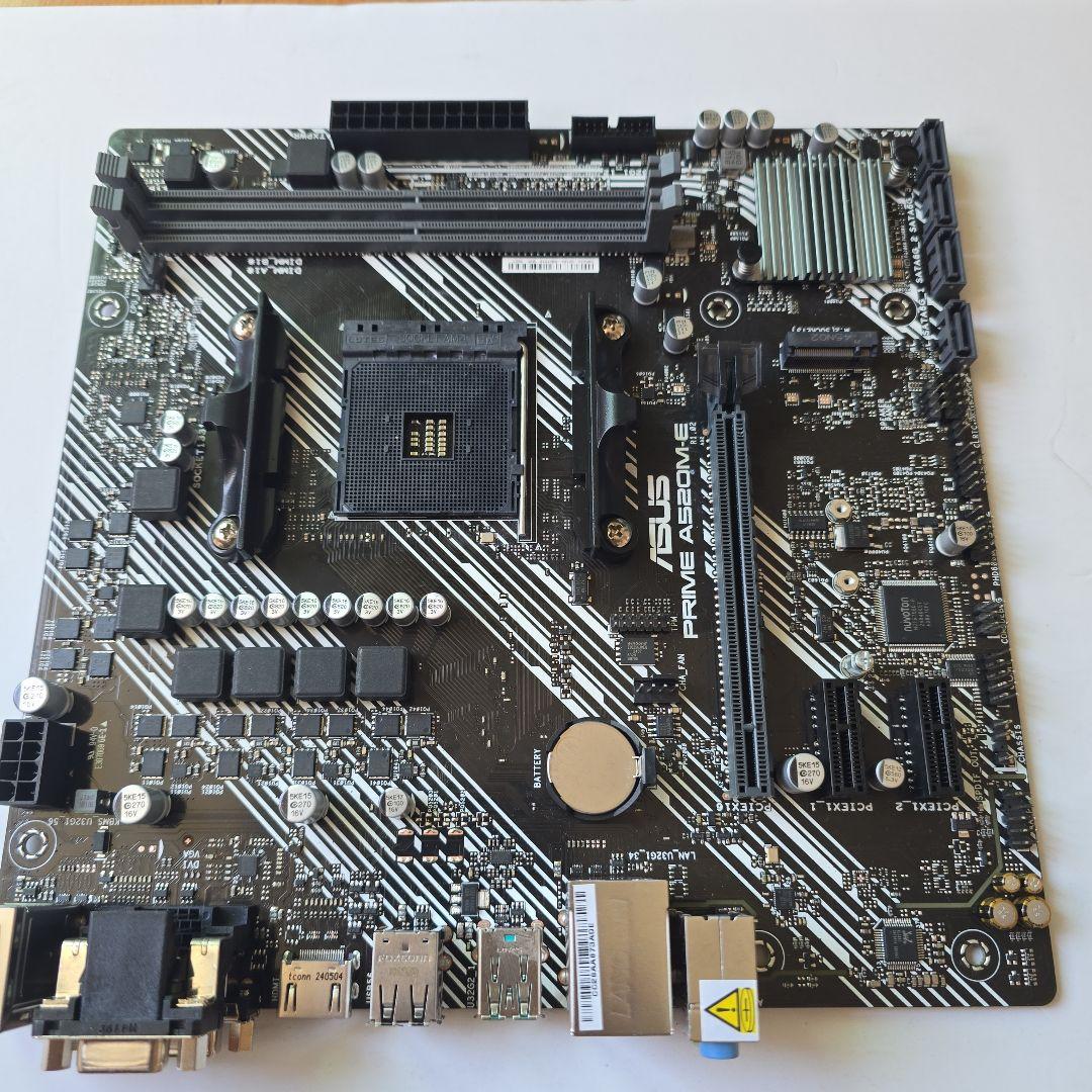 ジャンクASUS PRIME A320M-E, AMD Ryzen5 3500他