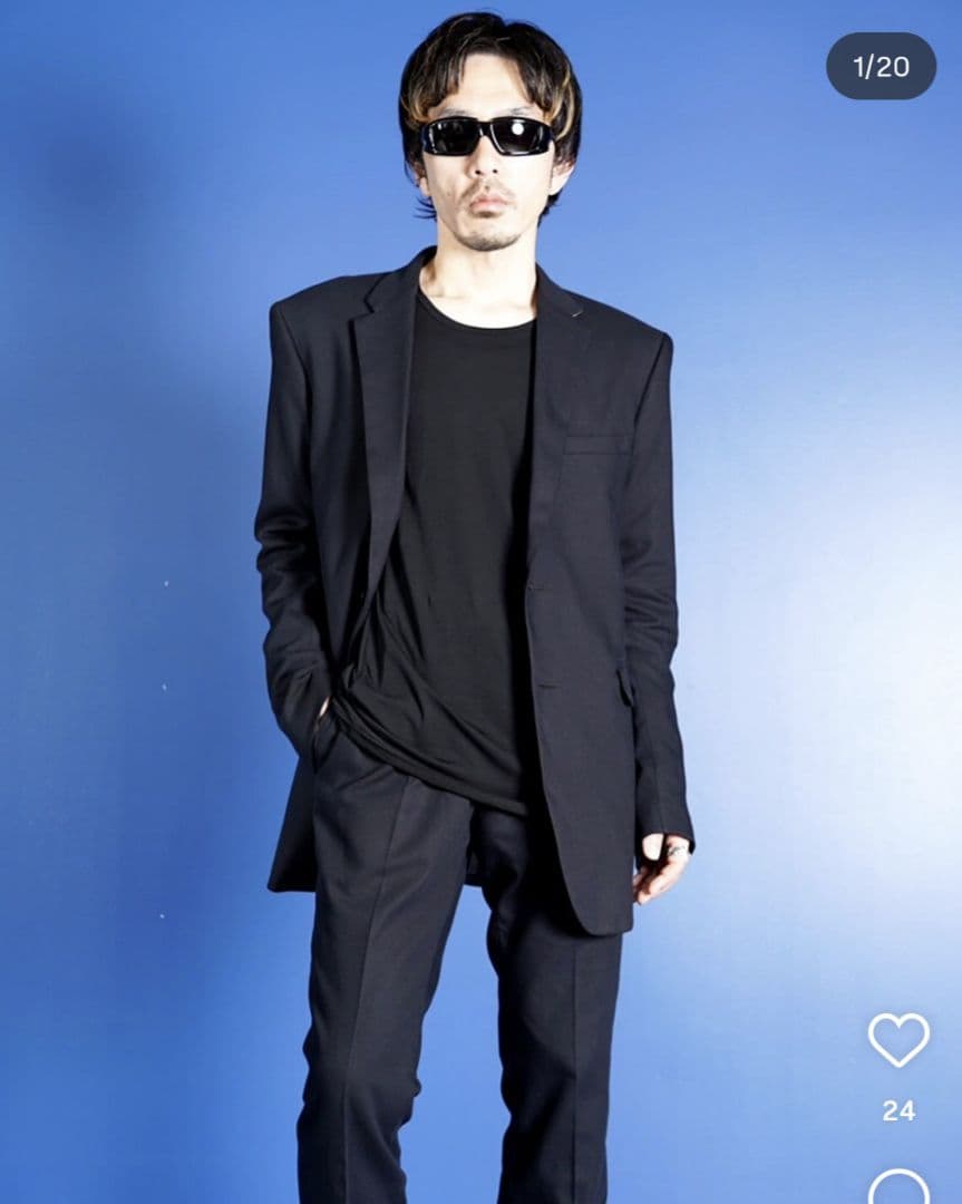 【FRACTION】CAVE BLAZER (四分一ボタン) 25AW