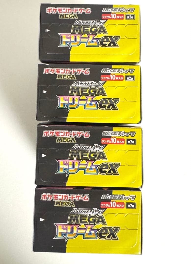 ポケモンカードMEGAドリーム 4BOXシュリンクなし