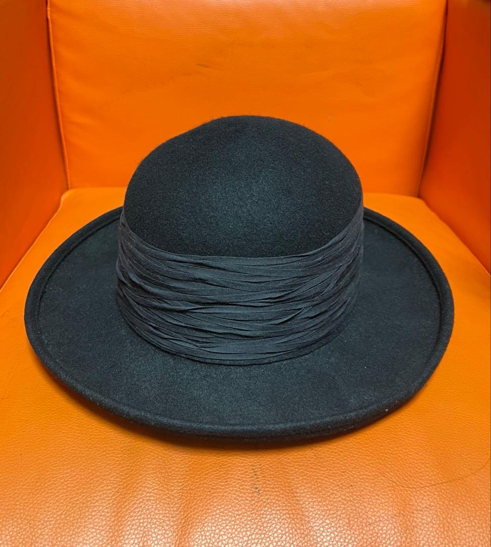 LIMI feu リミフゥ　ボーラーハット　ブラック　ウール　アーカイブ