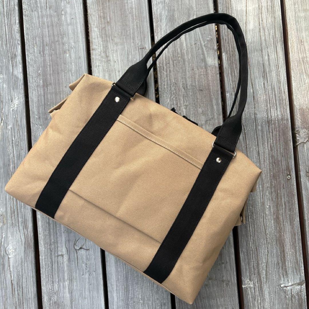 大容量ファスナートート【倉敷帆布】