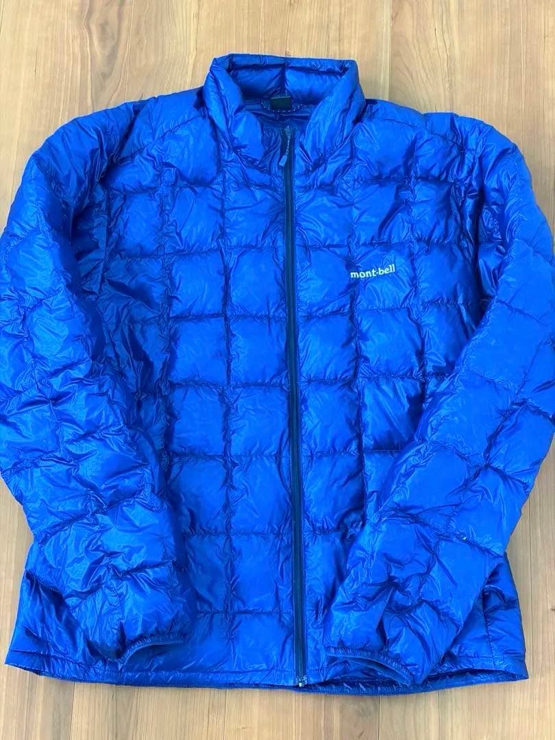 mont-bell EXライトダウンジャケット L ブルー　900フィルパワー