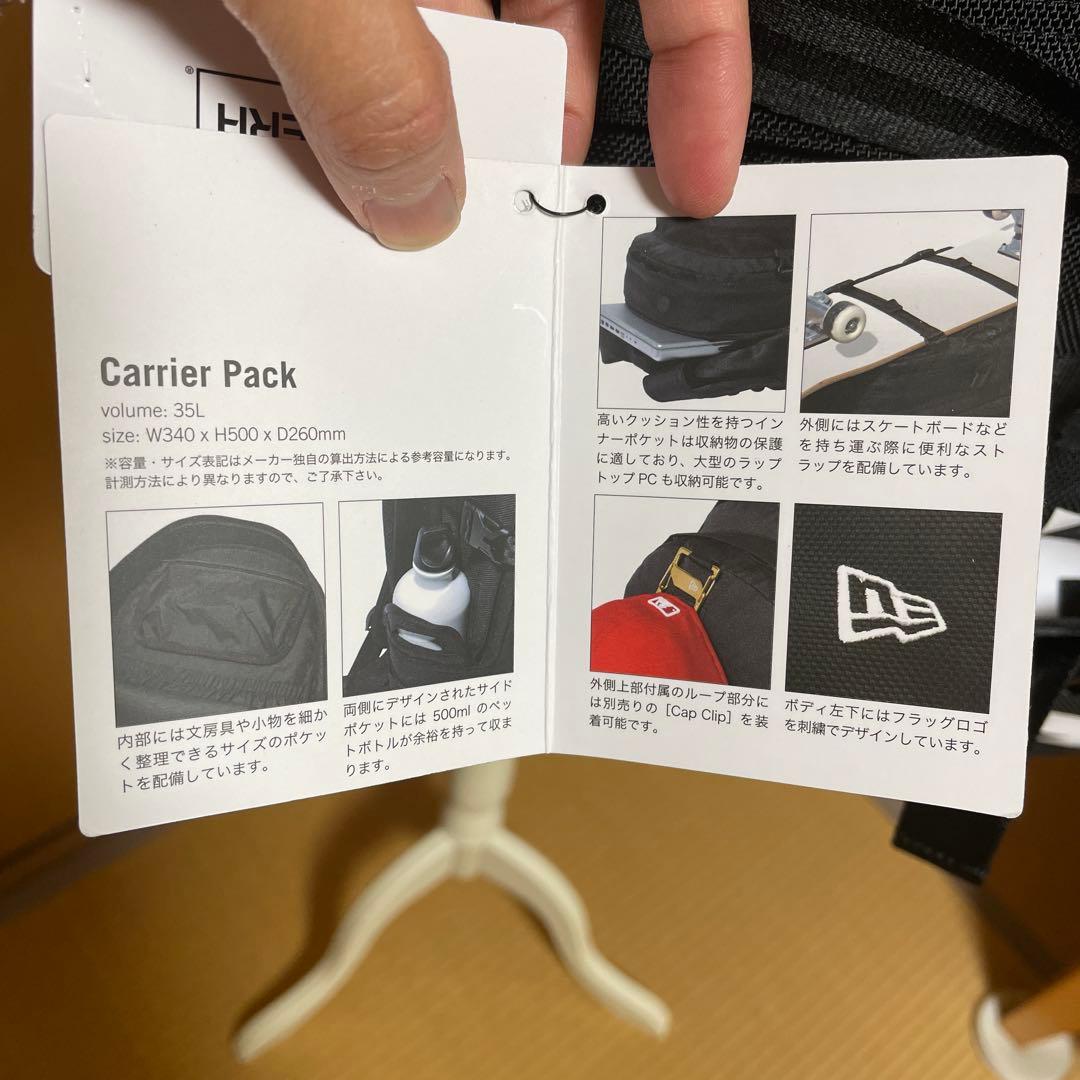 美品　NEW ERA ブラック バックパック