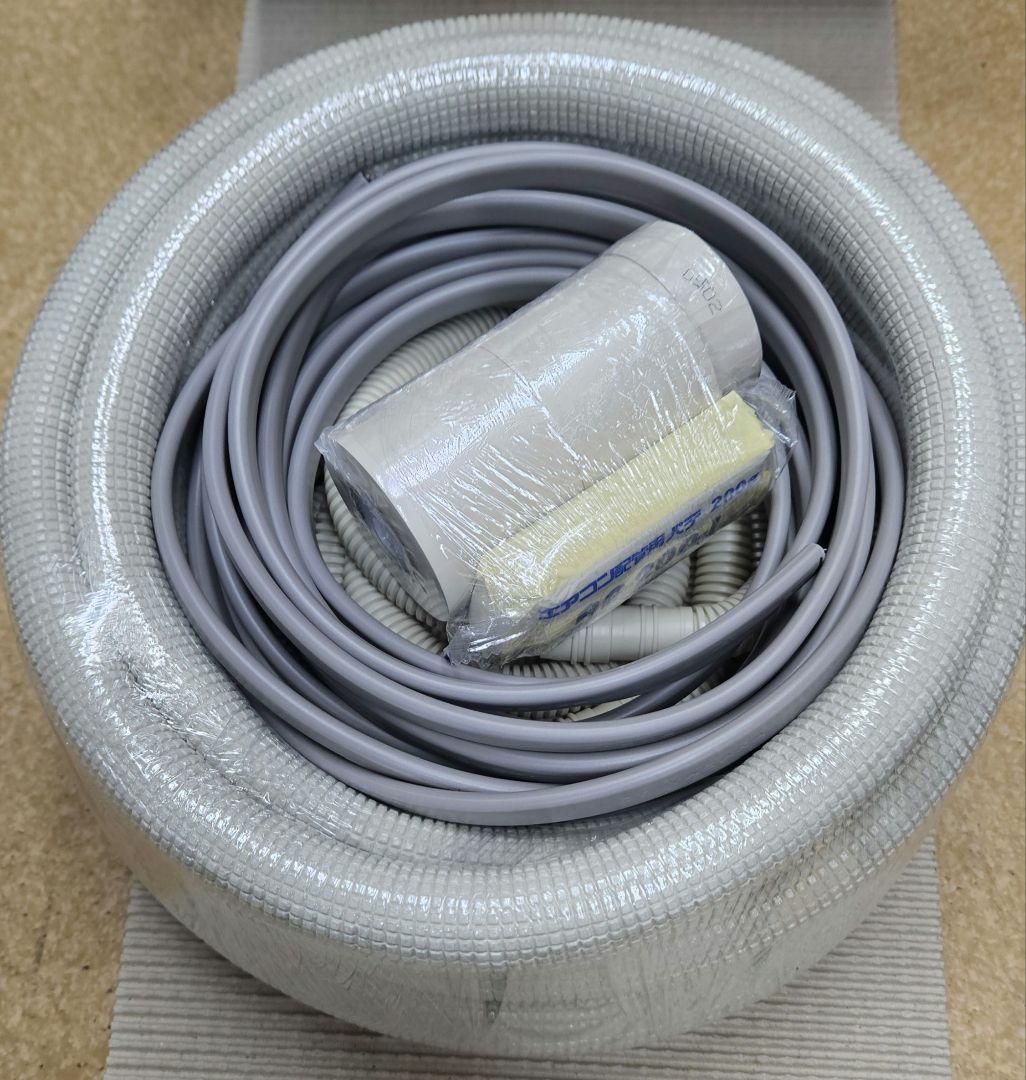 6m◆エアコン配セット◆2分３分フレア加工済◆VVF、非粘着テープ2個◆新品