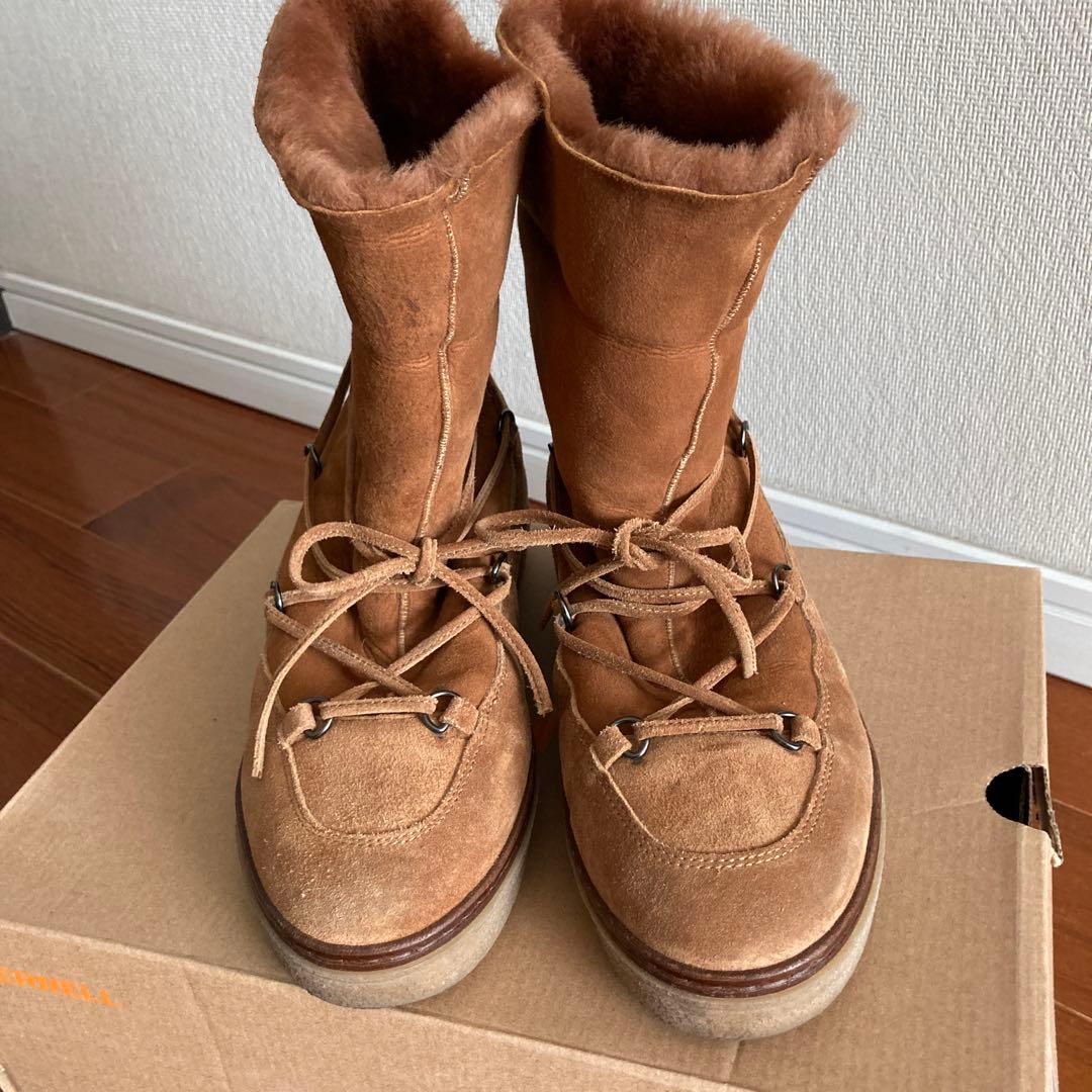 マックスマーラ weekend 2way ムートンブーツ 37 24cm