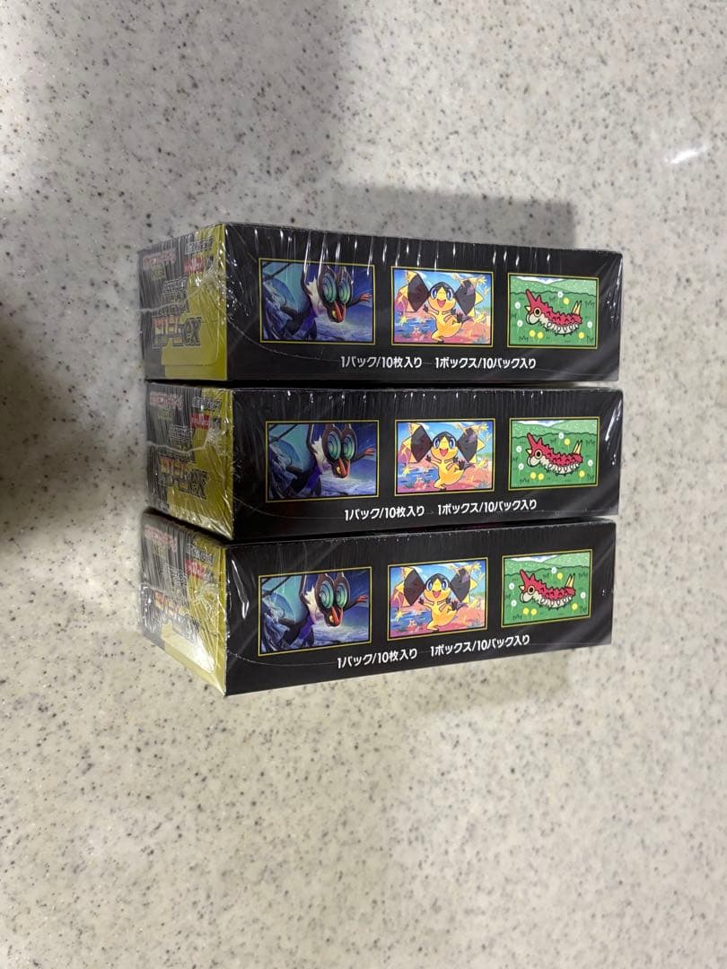 ポケモンカードゲーム　megaドリームex 3箱シュリンク付き