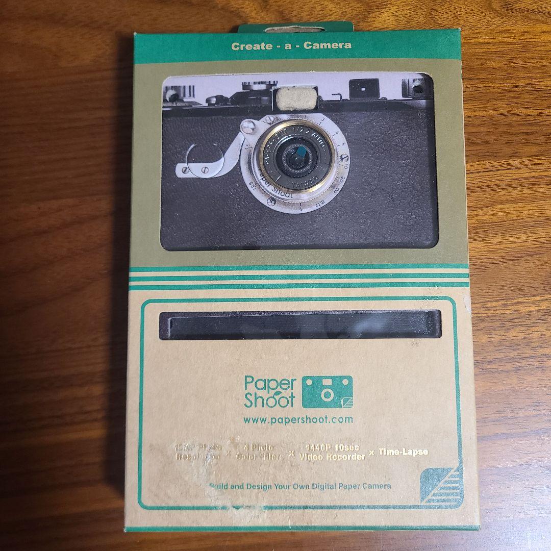 Paper Shoot ペーパーシュート デジタルカメラ 試し撮りのみ