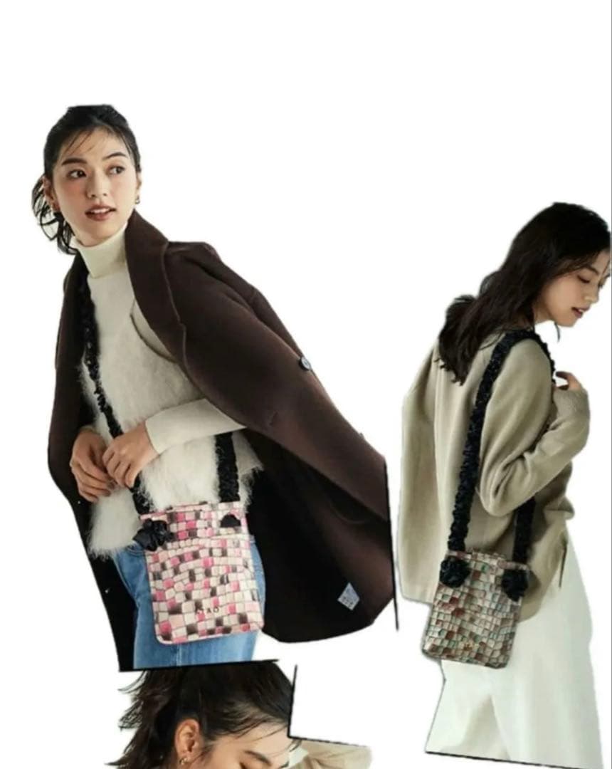 新品未使用　ATAO アタオ ショルダーバッグ ポシェット　アンティークルビ