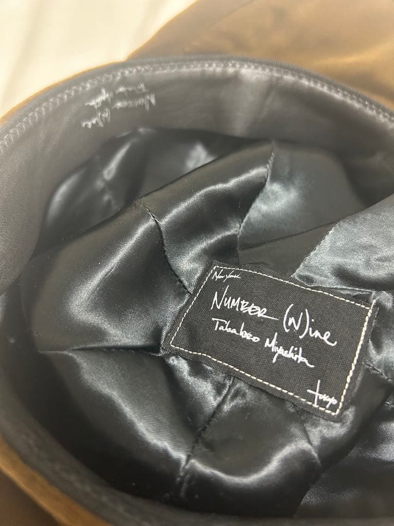 激レア‼︎美品 【Number (N)INE】 初期 ベロア キャスケット
