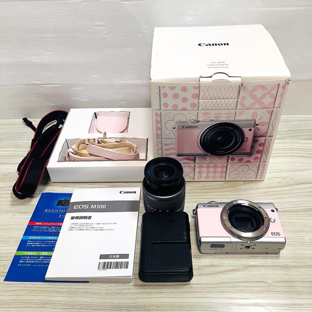 Canon EOS M100 ピンク　箱付き