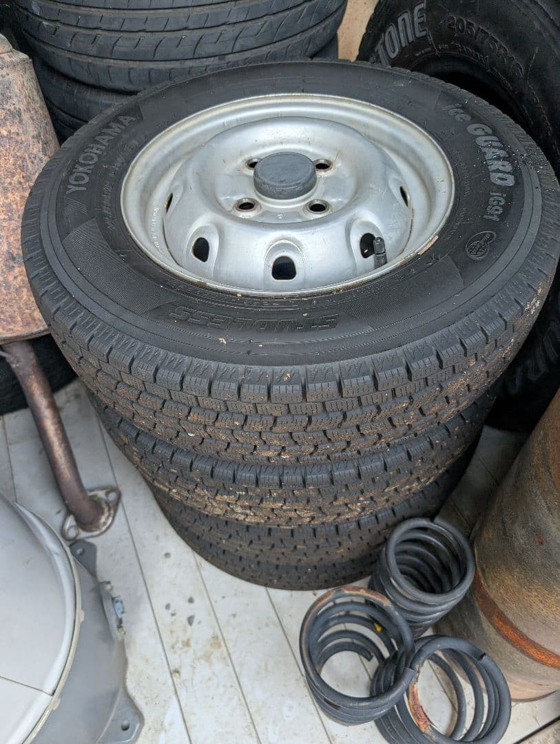 145/80R12 ヨコハマ Ice Guard IG91 スタッドレス中古現状