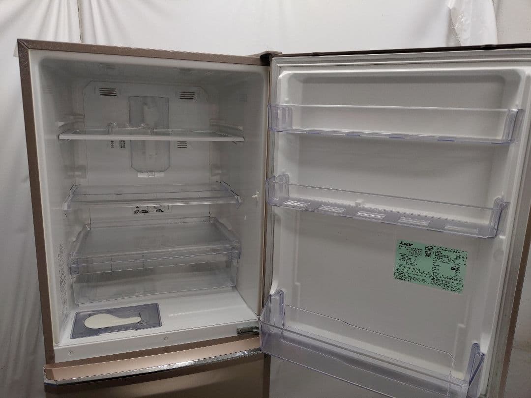 三菱 2019年製 ノンフロン 冷凍 冷蔵庫　 MR-C34D-P