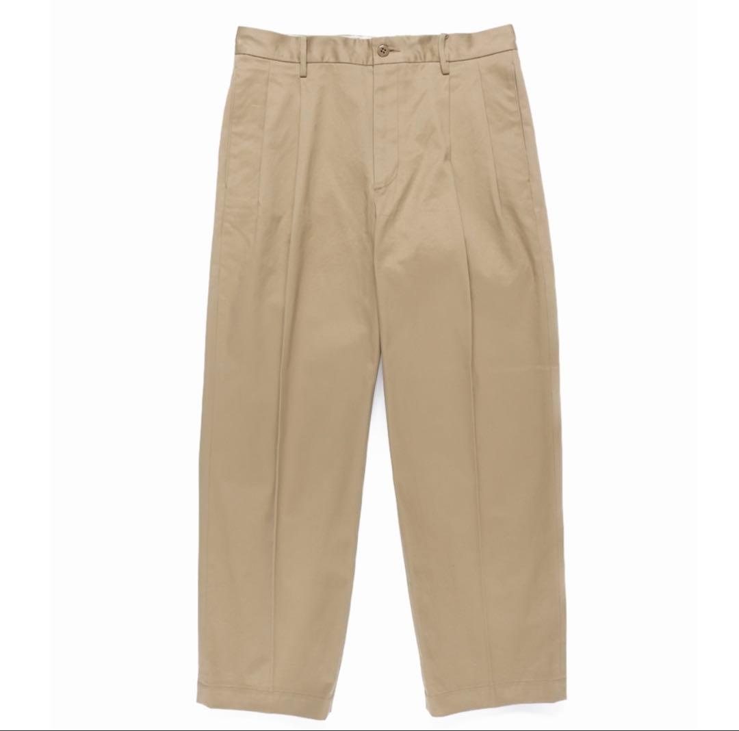 パンツ wackomaria DOUBLE PLEATED CHINO TROUSERS
