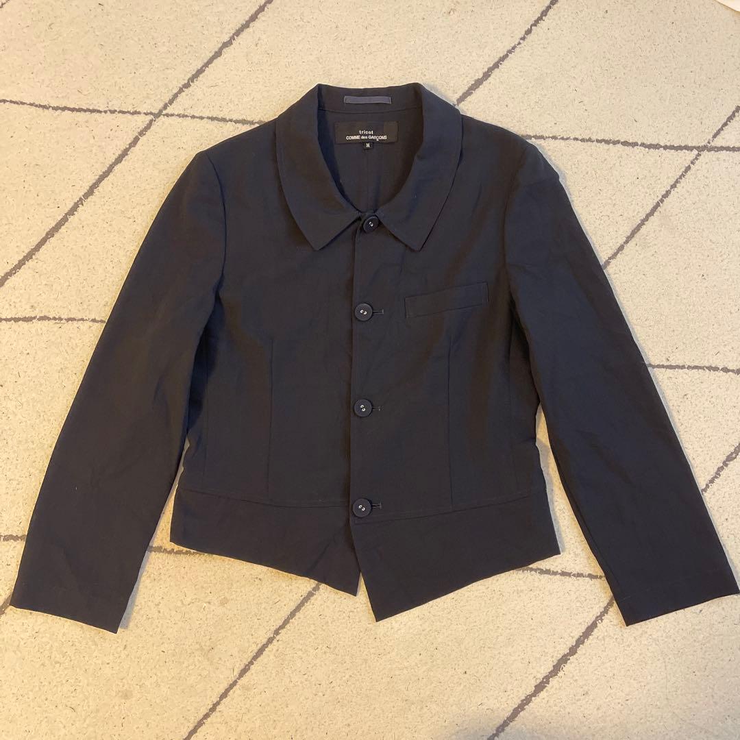 90s COMME des GARÇONS tricot ブラック ブレザー M