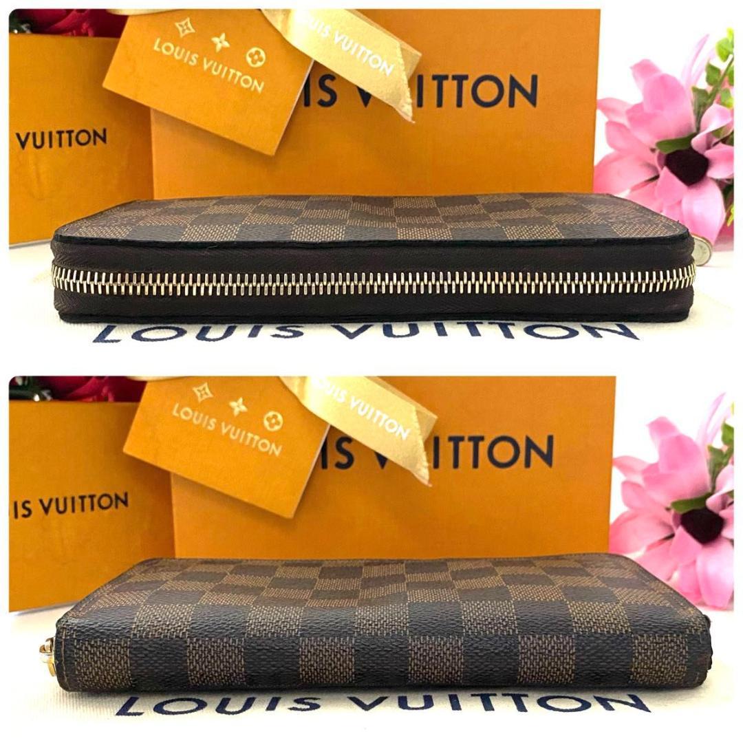 ルイ ヴィトン◎ジッピーウォレット 長財布 ラウンドファスナー ダミエ エベヌ