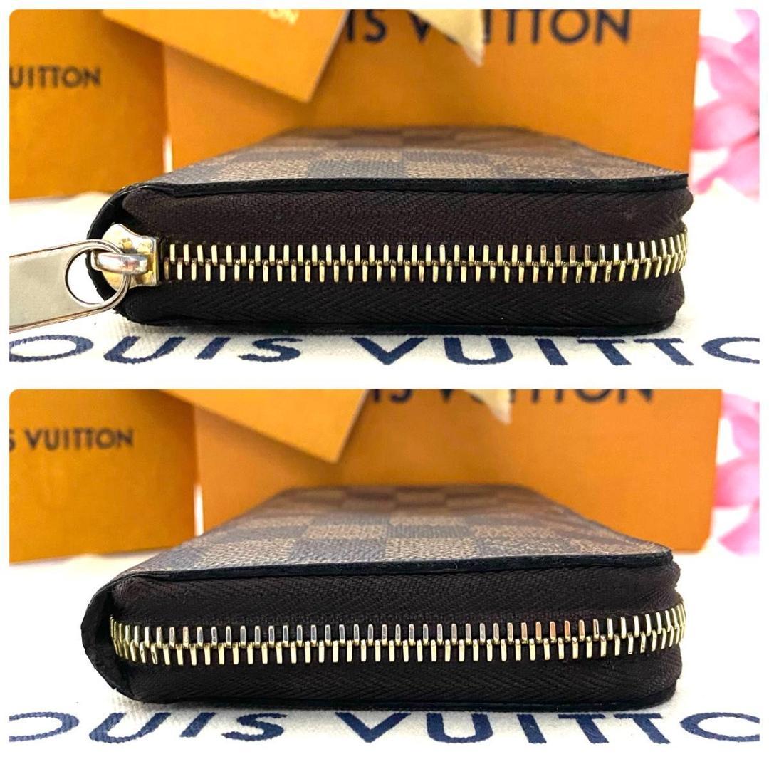 ルイ ヴィトン◎ジッピーウォレット 長財布 ラウンドファスナー ダミエ エベヌ