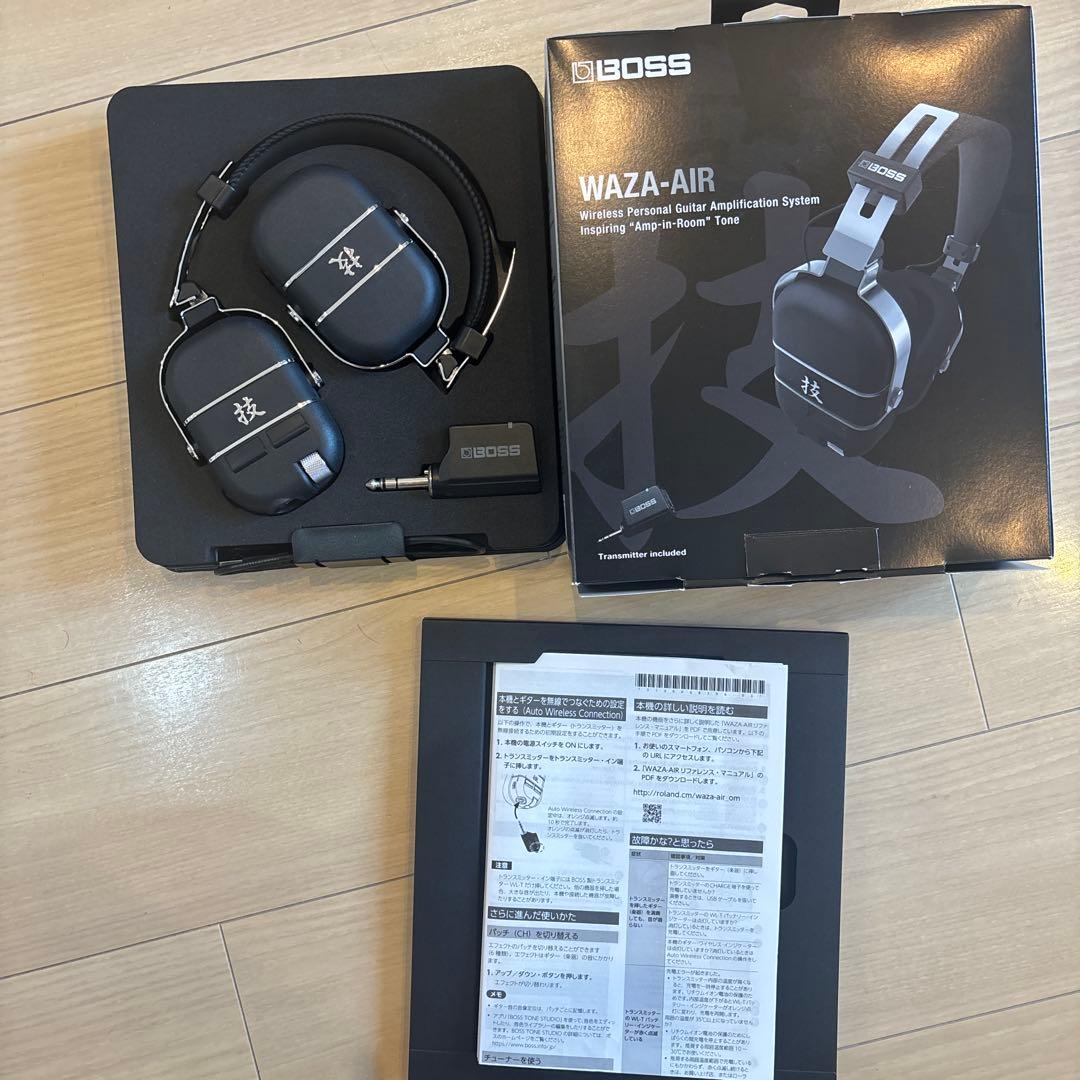 BOSS WAZA-AIR ワイヤレスヘッドホン　箱、説明書付き