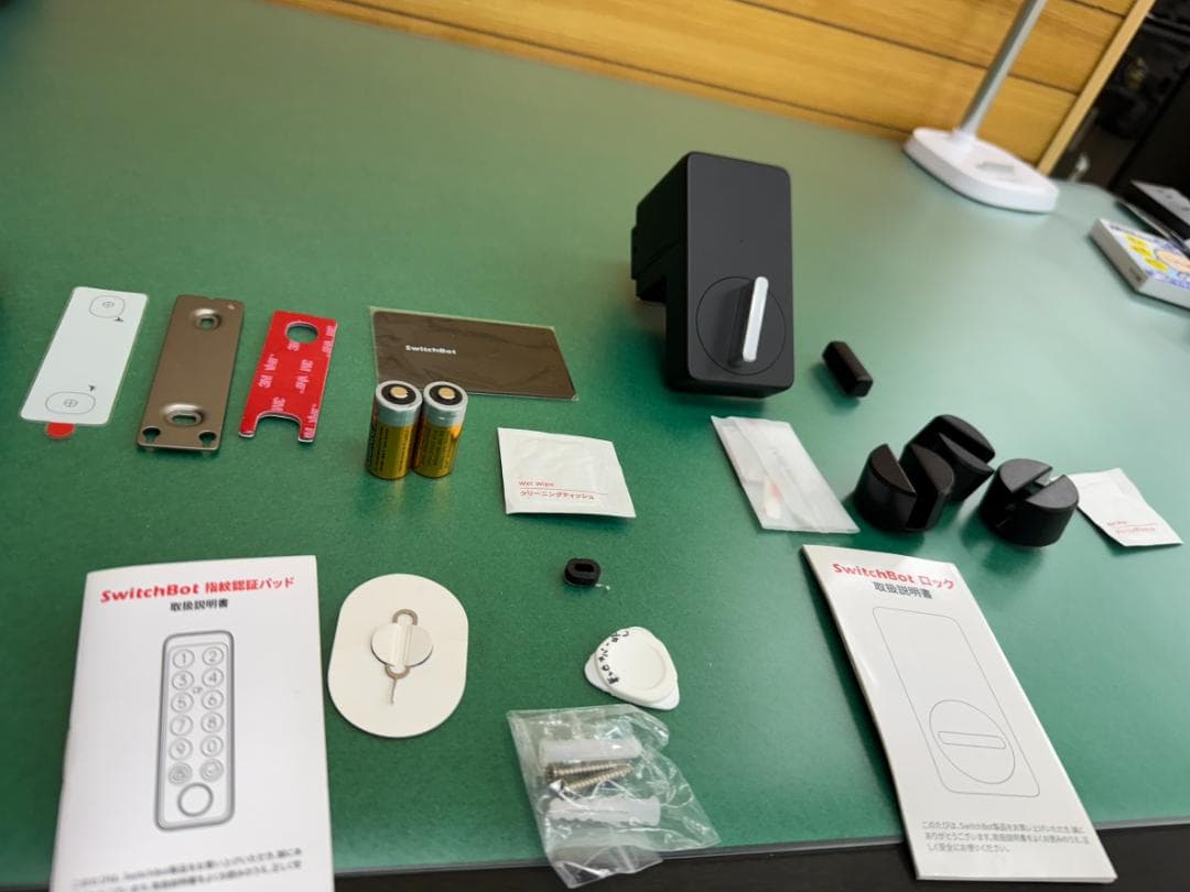 SwitchBot オートロック＋指紋認証パッドセット ゴムリング1個欠品