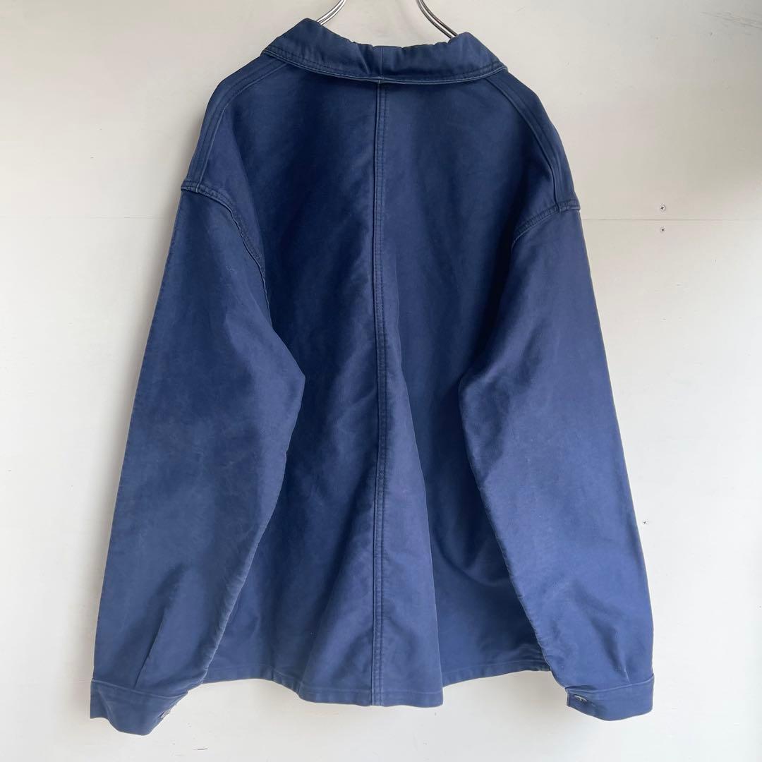 〜80s フレンチ モールスキンジャケット ヴィンテージ カバーオール ユーロ