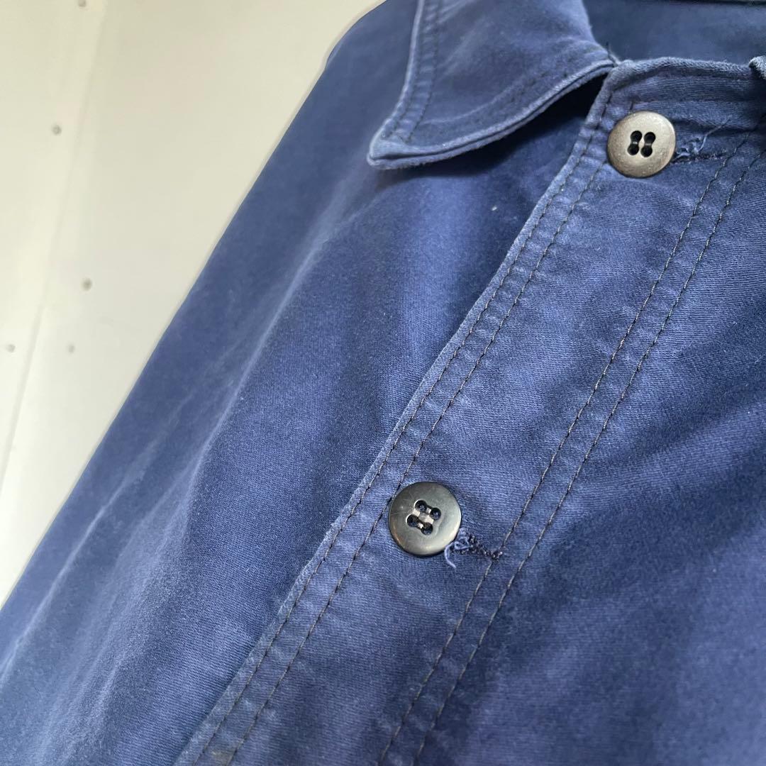 〜80s フレンチ モールスキンジャケット ヴィンテージ カバーオール ユーロ