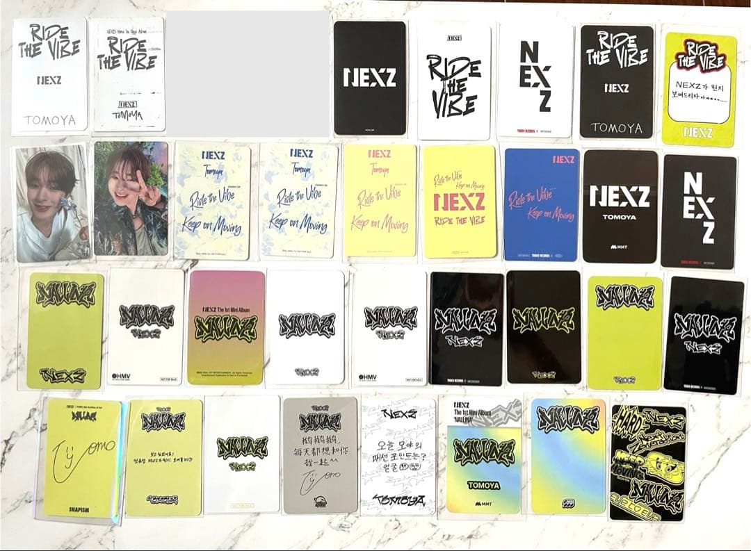 希少トレカ多数　NEXZ TOMOYA トレカ まとめ売り　117枚 トモヤ