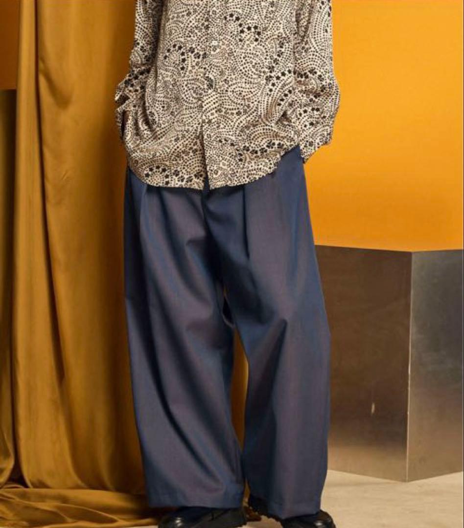 メゾンスペシャル　2タックワイドスラックス