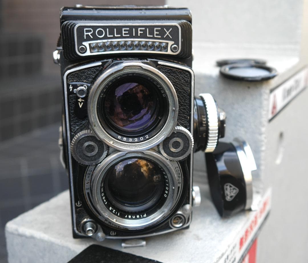 RolleiFlex ローライフレックス 2.8F Planar80mm 実働品